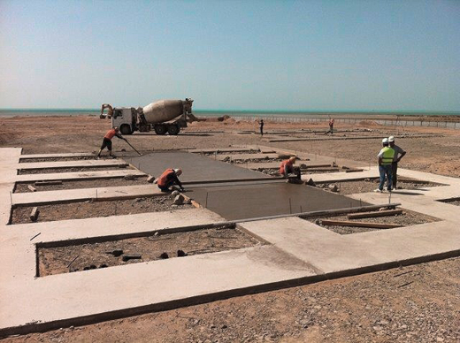 Bau des Verwaltungsgebäudes, Turkmenistan