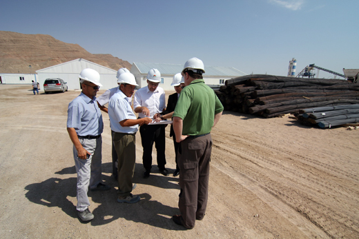 Baubesprechung Turkmenistan, September 2013